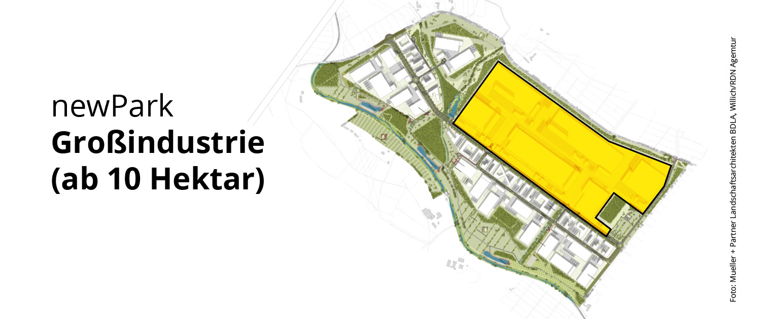 newPark: Großindustrie (ab 10 Hektar)