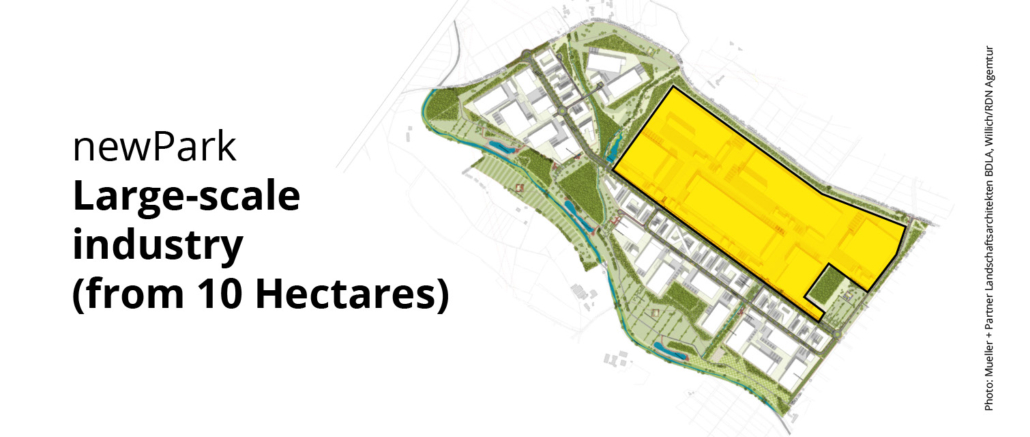 newPark: Großindustrie (ab 10 Hektar)